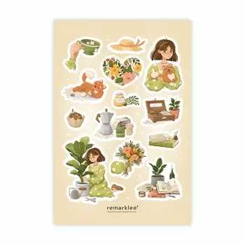 Стикер "Чай с ромашкой"