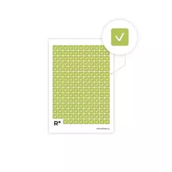 Стикер "Галочки" А6