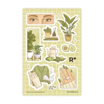 Стикер "Зеленые глаза"