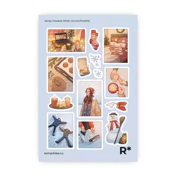 Стикер "Зимние каникулы"