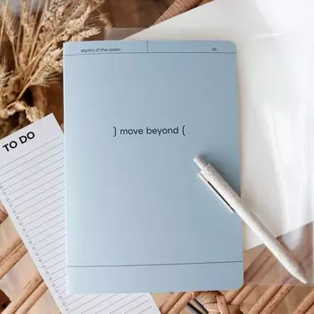 Тетрадь в точку Голубая Aesthetic А5