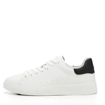 Белые кеды из гладкой кожи