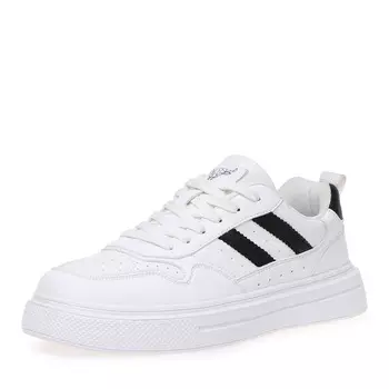 Белые кеды из кожи