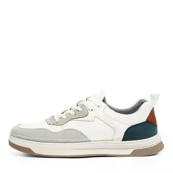 Белые кеды из кожи