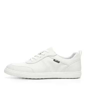 Белые кеды из кожи