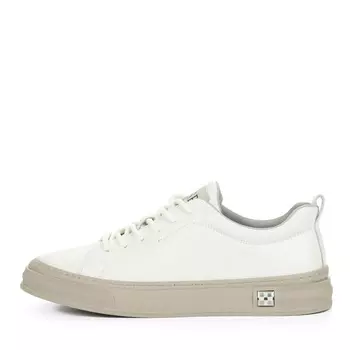 Белые кеды из кожи