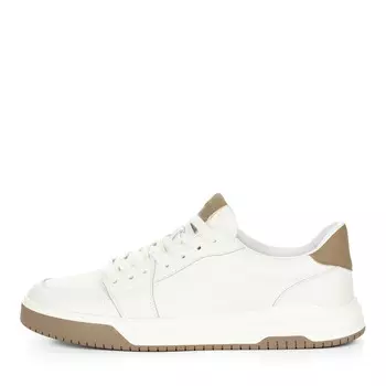 Белые кеды из кожи