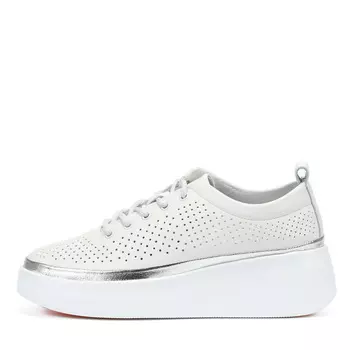 Белые кеды из кожи