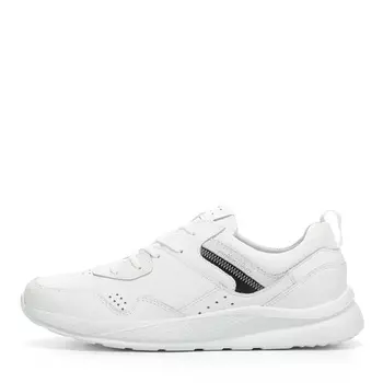 Белые кроссовки из кожи