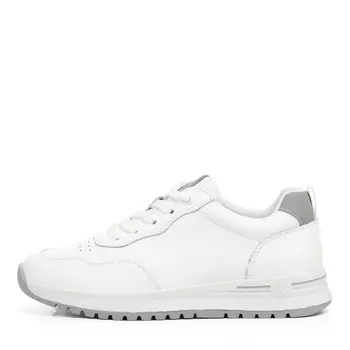 Белые кроссовки из кожи