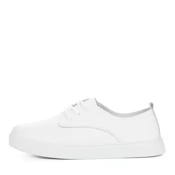 Белые полуботинки из кожи