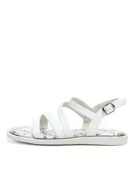 Белые сандалии из кожи