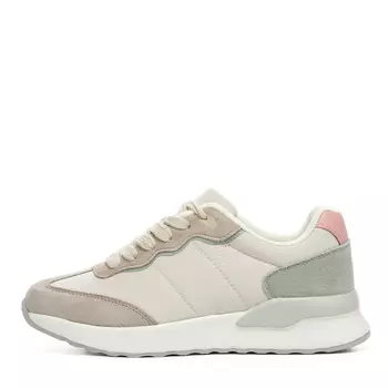 Бежевые кроссовки из текстиля