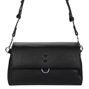 Черная сумка из экокожи