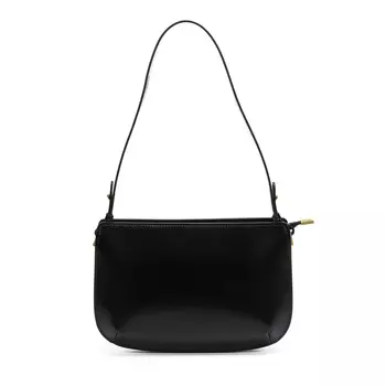 Черная сумка из кожи