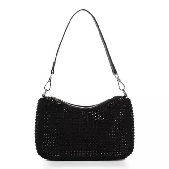 Черная сумка из текстиля