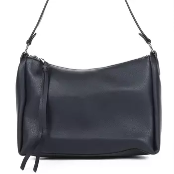 Черная сумка сэтчел из экокожи