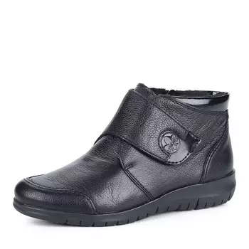 Черные ботинки без шнуровки из экокожи