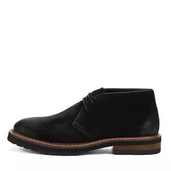 Черные ботинки чакка из бархатистого велюра