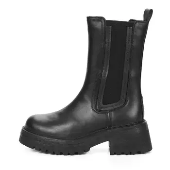 Черные ботинки челси из гладкой кожи