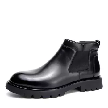 Черные ботинки челси из гладкой кожи