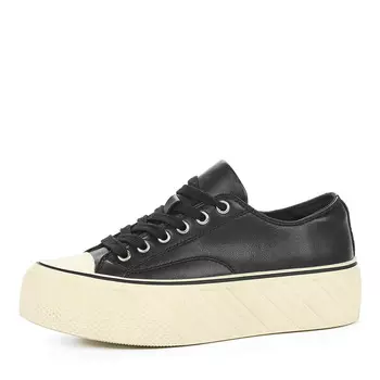 Черные кеды из кожи