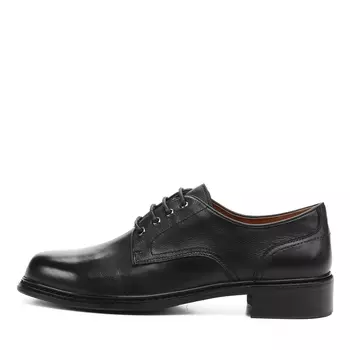 Черные полуботинки дерби из гладкой кожи
