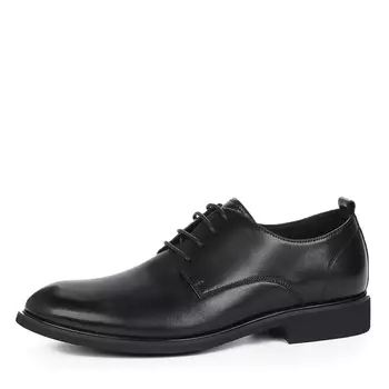 Черные полуботинки дерби из гладкой кожи