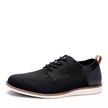 Черные текстильные полуботинки