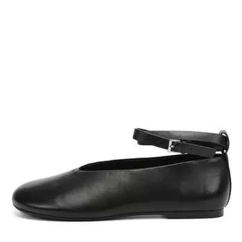 Черные туфли из гладкой кожи