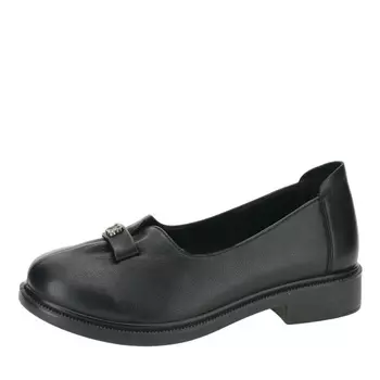 Черные туфли из гладкой кожи