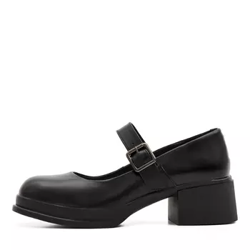 Черные туфли Мэри Джейн из кожи