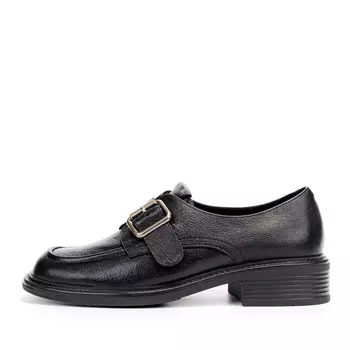 Черные закрытые туфли из гладкой кожи