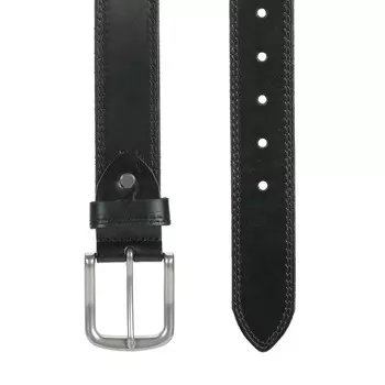 Черный кожаный ремень