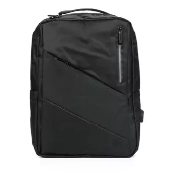 Черный рюкзак из текстиля