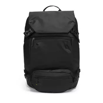 Черный текстильный городской рюкзак