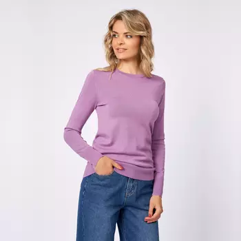 Джемпер трикотажный лиловый