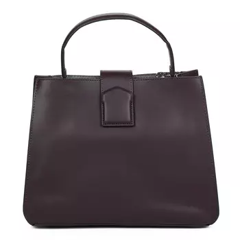 Фиолетовая сумка сэтчел из гладкой кожи