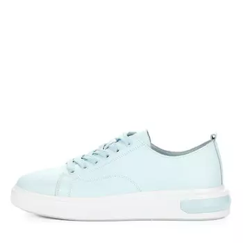 Голубые кеды из кожи