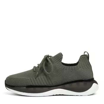 Кеды из текстиля цвета хаки