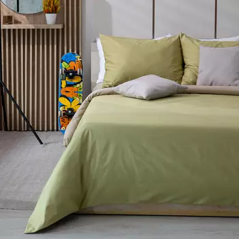 Комплект постельного белья 2 спальный зелёный