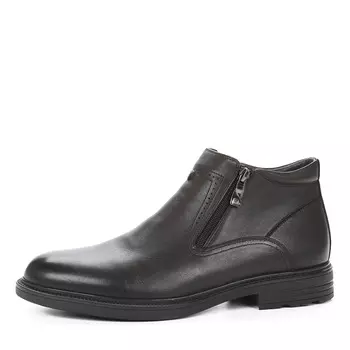 Коричневые ботинки из гладкой кожи