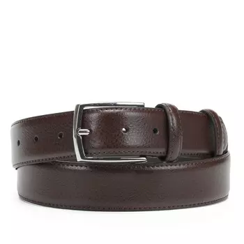 Коричневый кожаный ремень