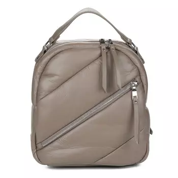 Коричневый рюкзак из экокожи