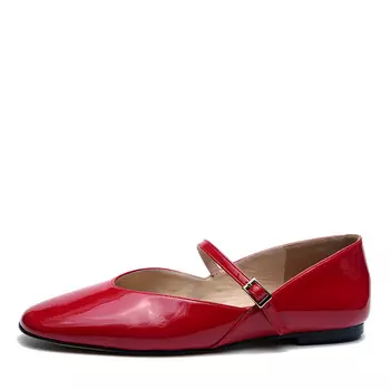 Красные туфли Мэри Джейн из лаковой кожи