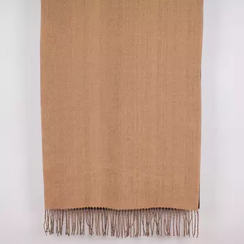 Палантин женский из акрила коричневый