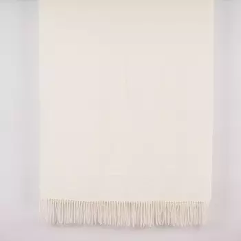 Палантин женский из полиэстера молочный