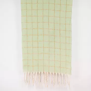 Палантин женский из полиэстера светло-зеленый