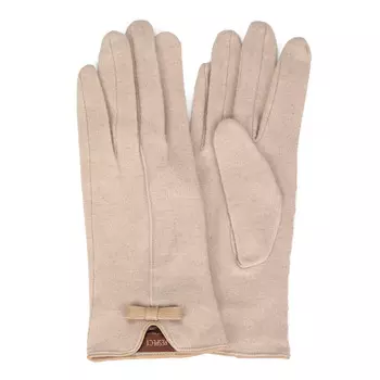 Перчатки женские из шерсти бежевые