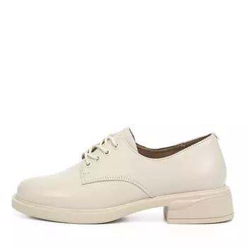 Полуботинки дерби из кожи молочного цвета